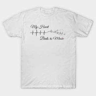 Heartbeats To Music T-Shirt